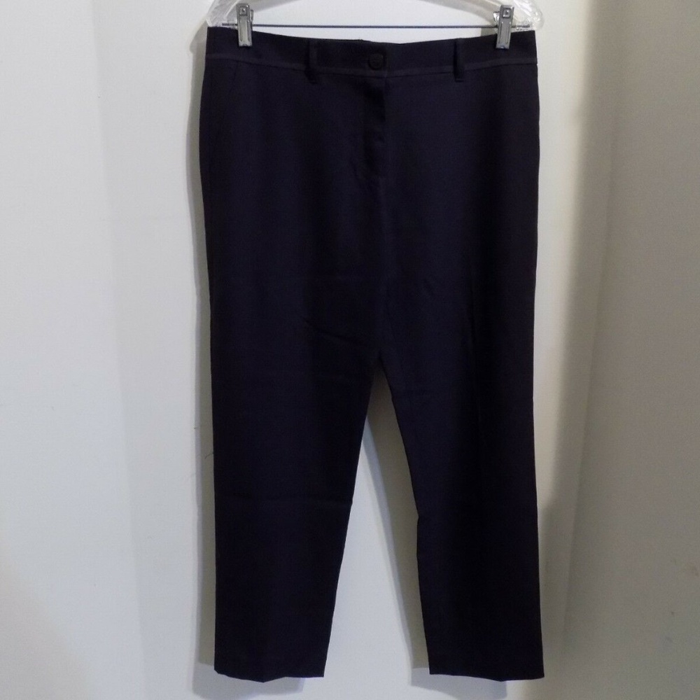 TORY BURCH Navy Blue Wool Ankle Dress Pants, 6